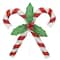 26" Red & White Lighted Double Candy Cane Outdoor Christmas Décor